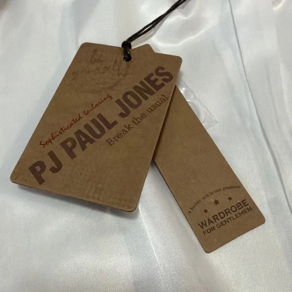 NWT Paul Jones XL Two Button Linen Blend Blazer Sport Coat Lined Single Vent